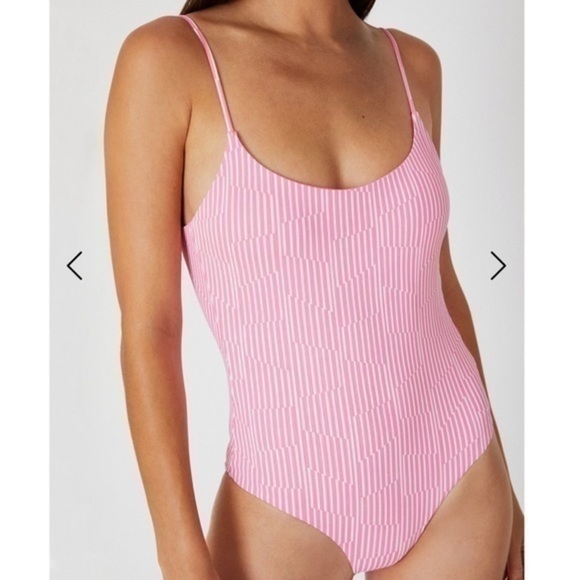 Onia Gabriella Printed Rib One Piece - Picture 4 of 5